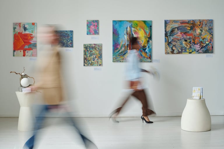 Art gallery motion
